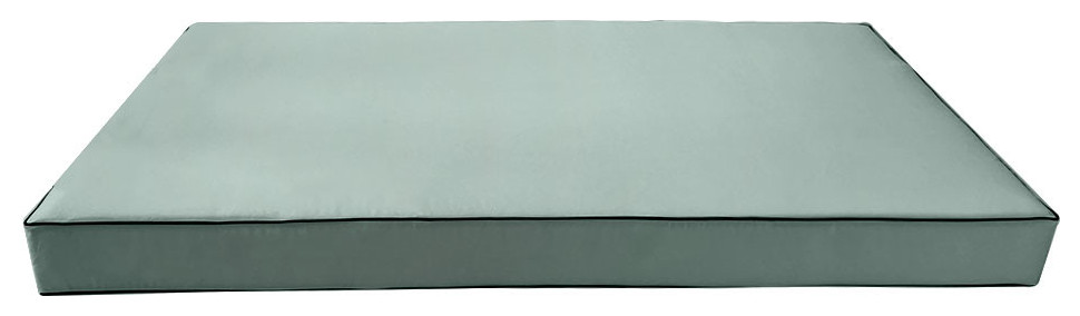 |COVER ONLY| Outdoor Contrast Trim 8" Twin Daybed Fitted Sheet Slipcover AD002