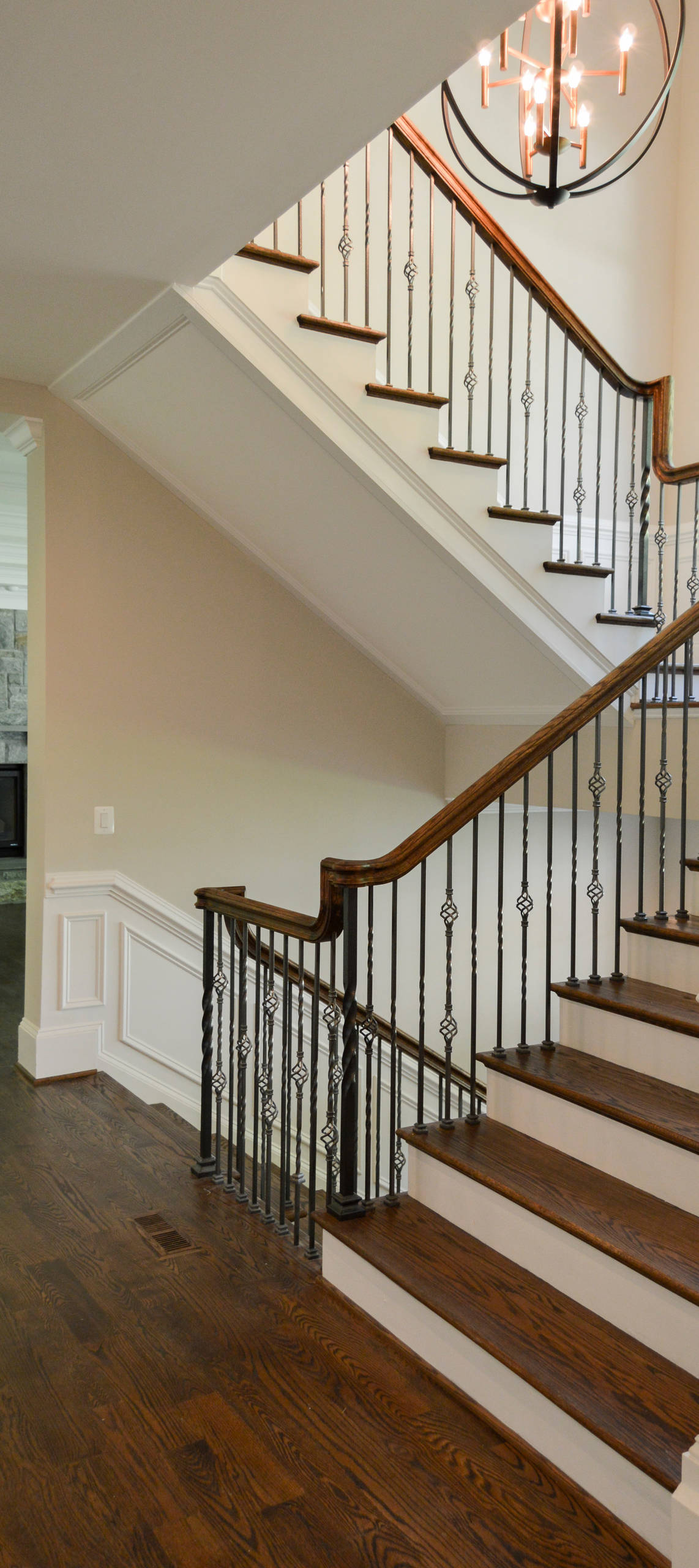 38_European Style Circular Balcony and Multi-level Staircase, Middleburg, VA 201