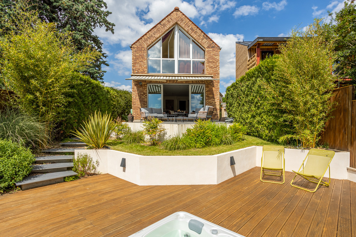 Un jardin aux allures contemporaines