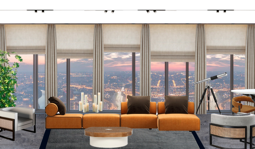 Коллаж гостиной