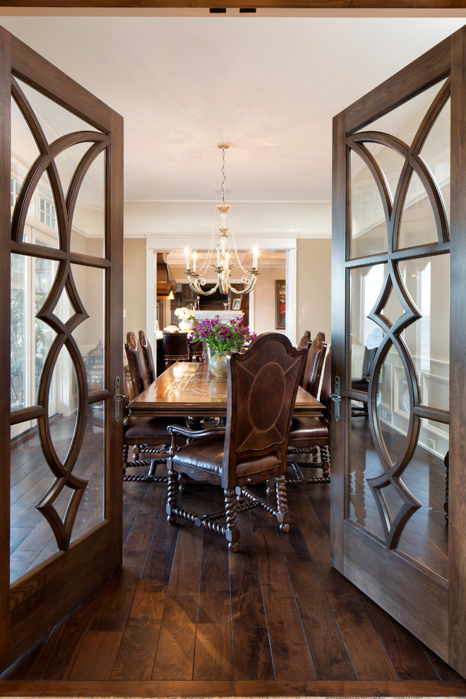 Inspiration for a traditional dining room in Minneapolis.