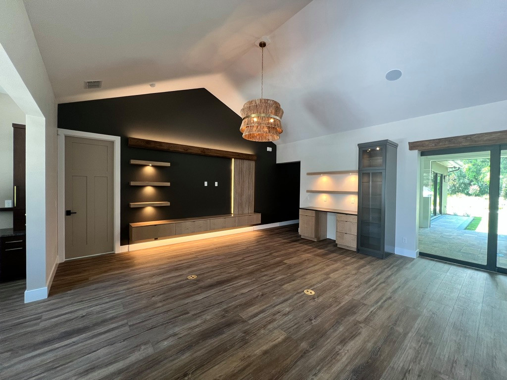 Custom Accent TV Wall