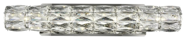 Elegant Valetta Integrated LED Chip Light Chrome Wall Sconce