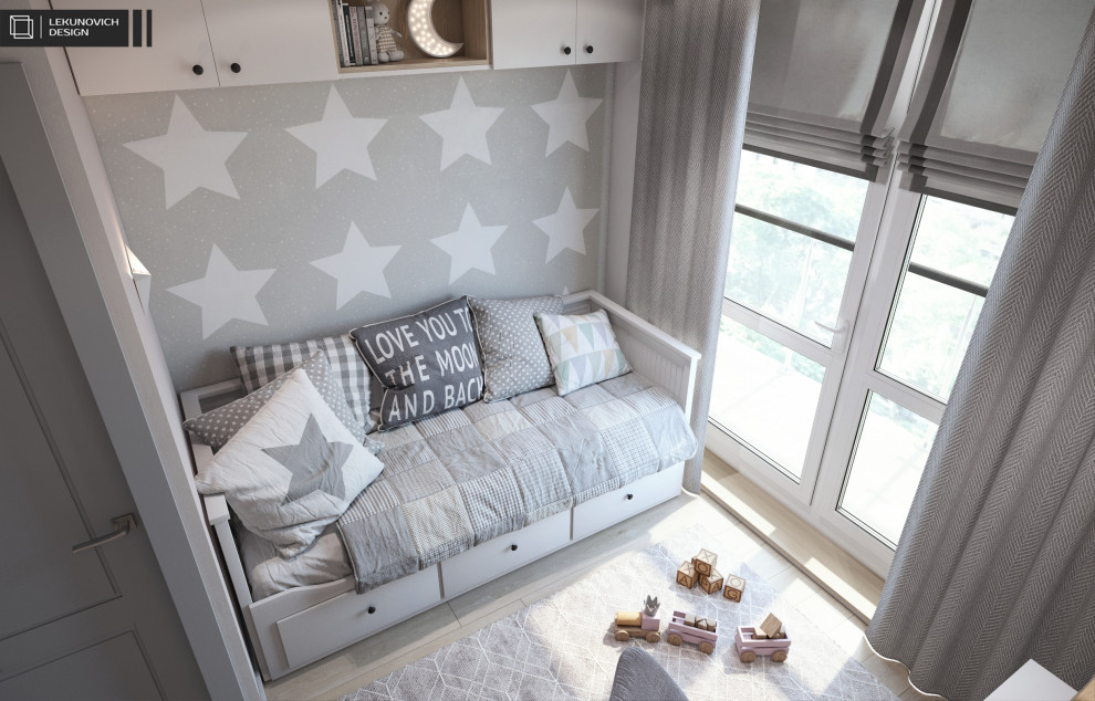 Дизайн проект в ЖК "Минск Мир" г. Минск - 44 м2