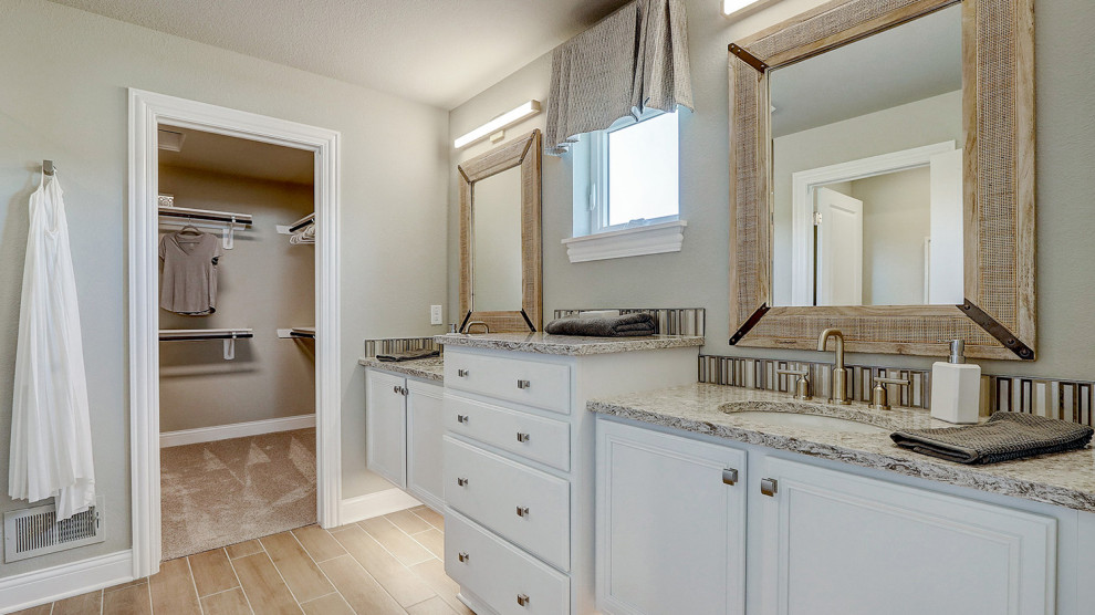 This is an example of a large midcentury bathroom in Other.
