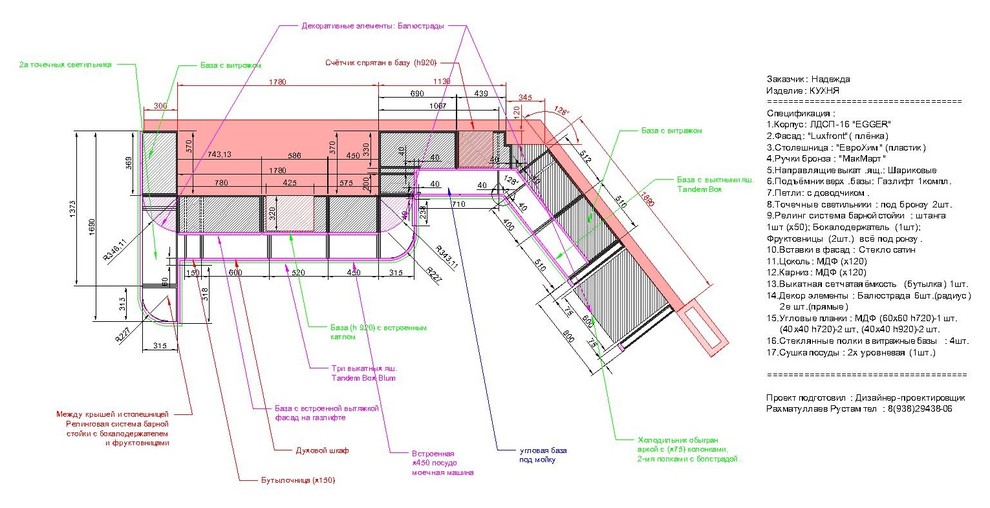 Кухня в классическом стиле,фасад- МДФ плёнка