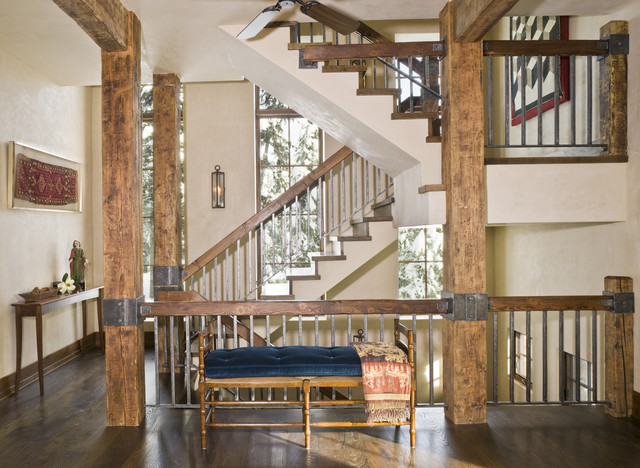 Mountain Chic montagne-escalier