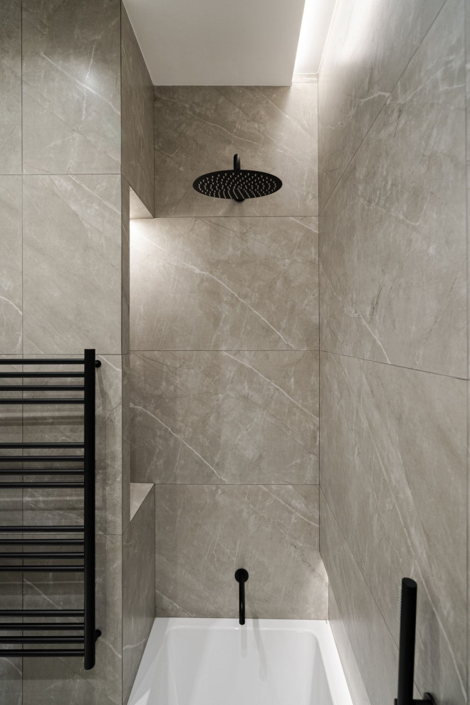 Серый минимализм | 58 кв.м.