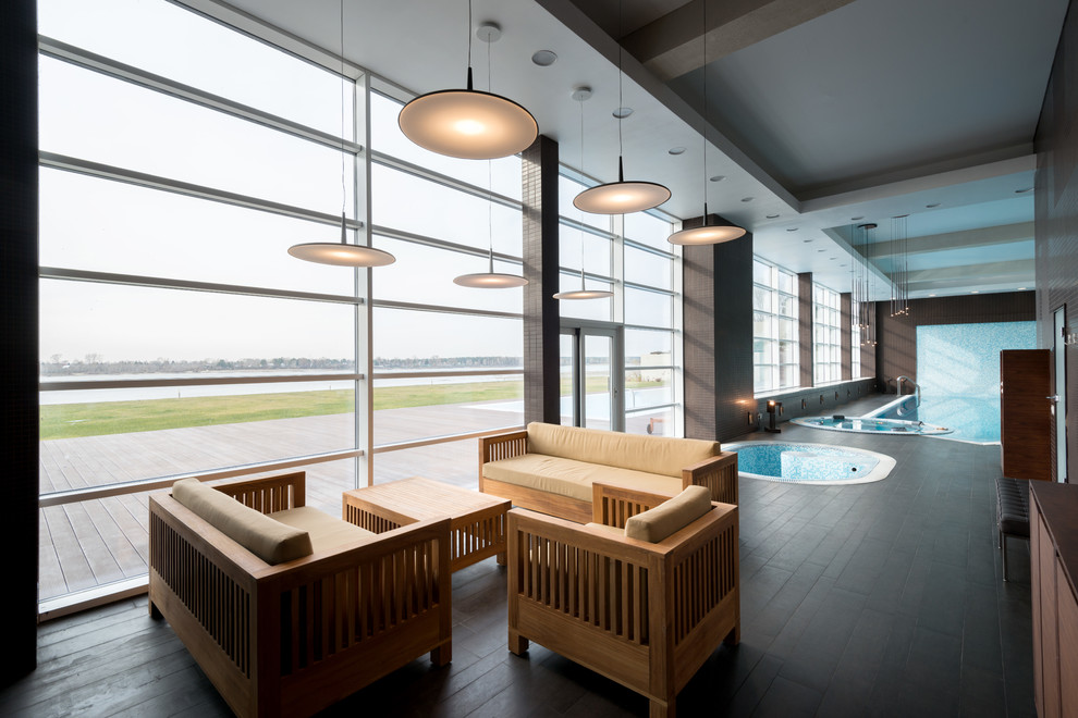 Частный спа-комплекс с бассейном