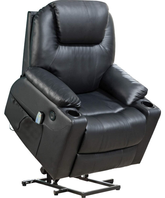 Modern Recliner Chair 5 Massage Modes And Lifts Up Function With