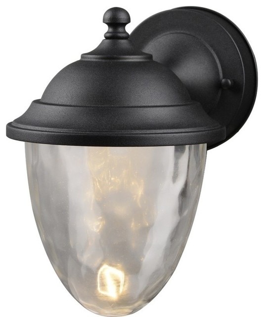 Black Outdoor Patio Exterior LED Light Fixture, 21-9464-Large