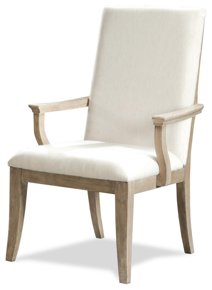 Riverside Furniture Sophie Upholstered Arm Chair, Set of 2 Farmhouse