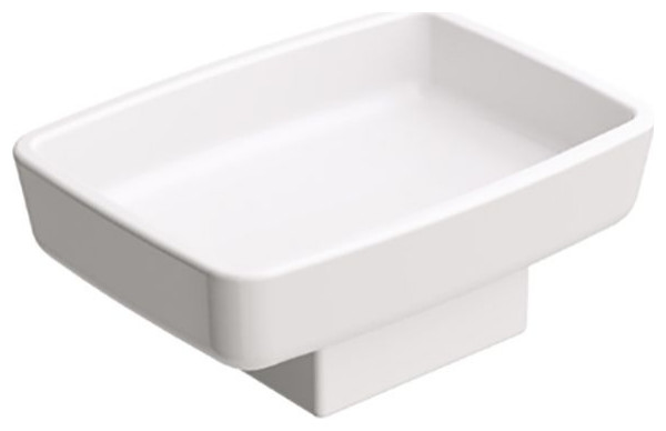 Dado 61222 Soap Dish in Glossy White
