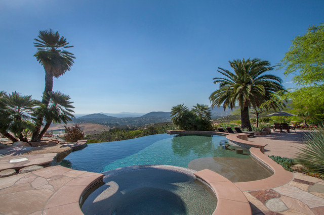 Davis Residence medelhavsstil-pool
