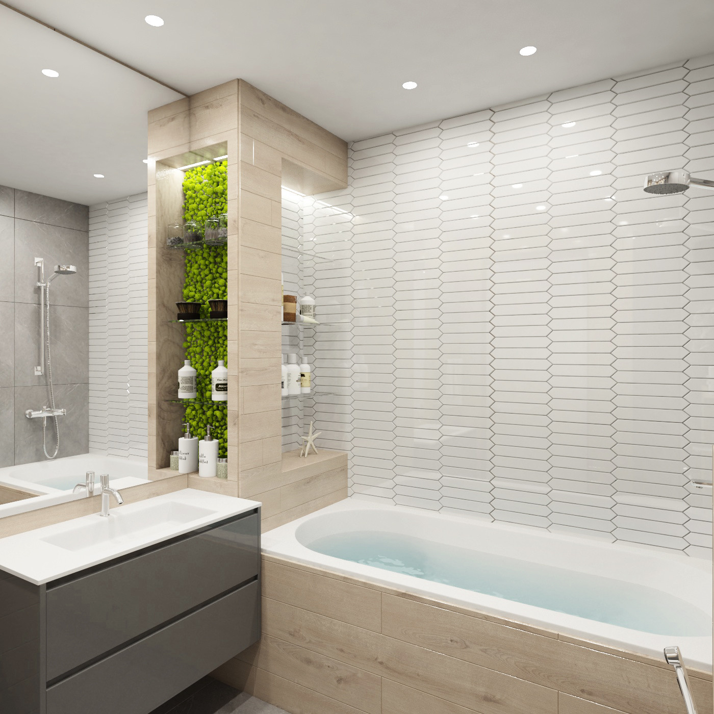 Монохром и дерево