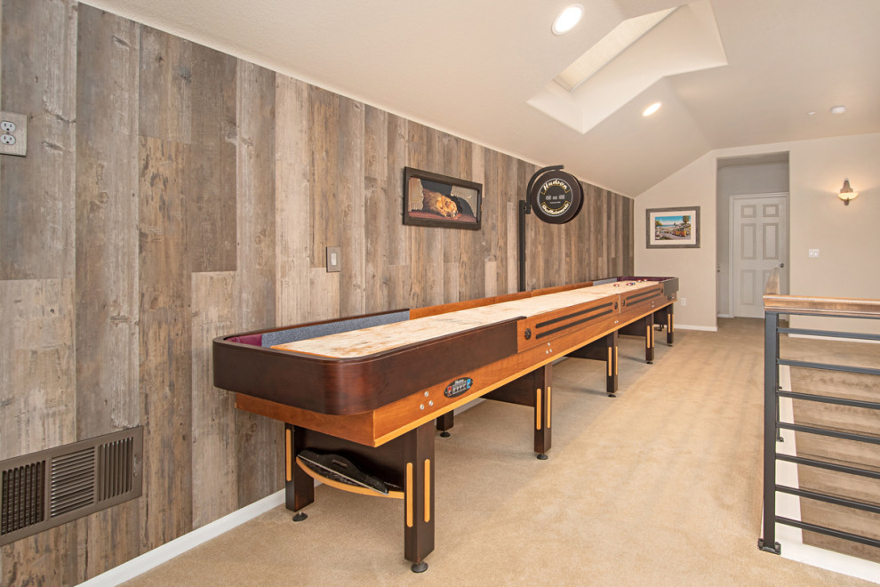Inspiration for a transitional home design remodel in San Diego