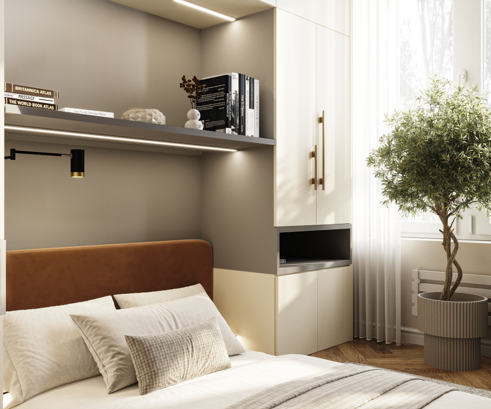 Проект 3-х комнатной квартиры THE WHITE SAVANNAH