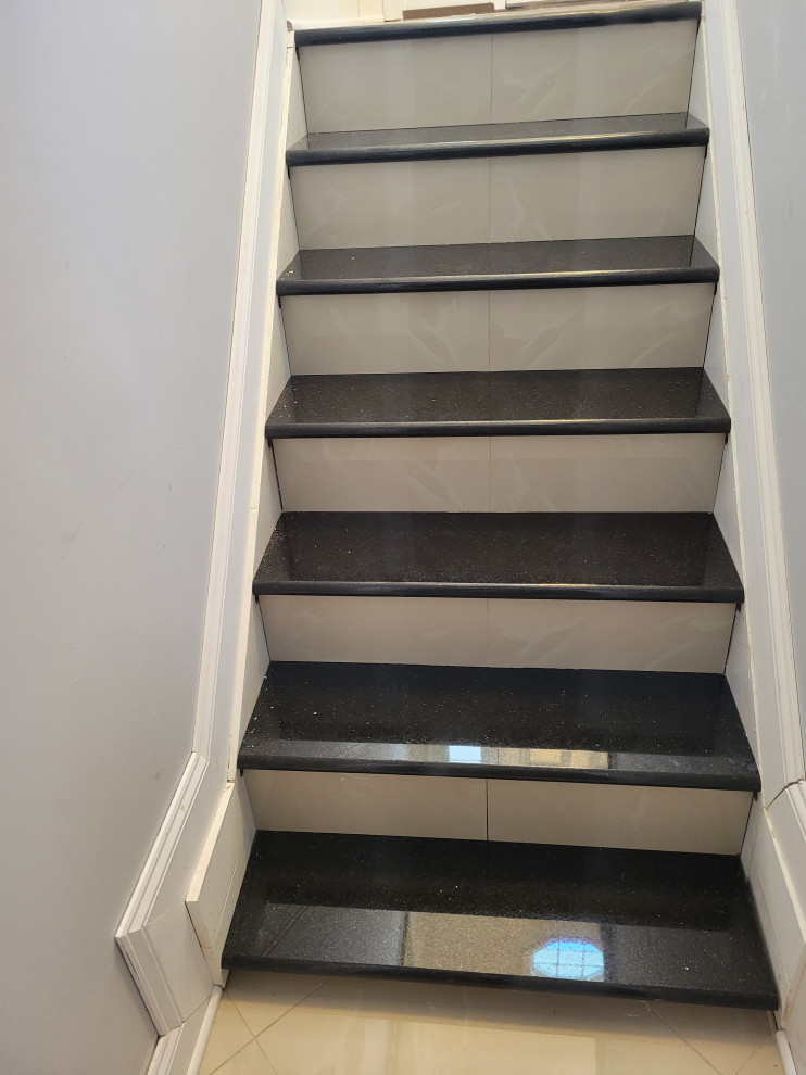 Tile with granite steps, New Idea