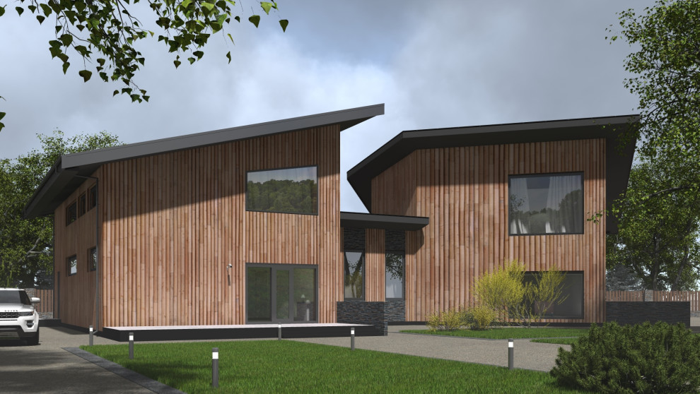 Индивидуальный двухэтажный жилой дом