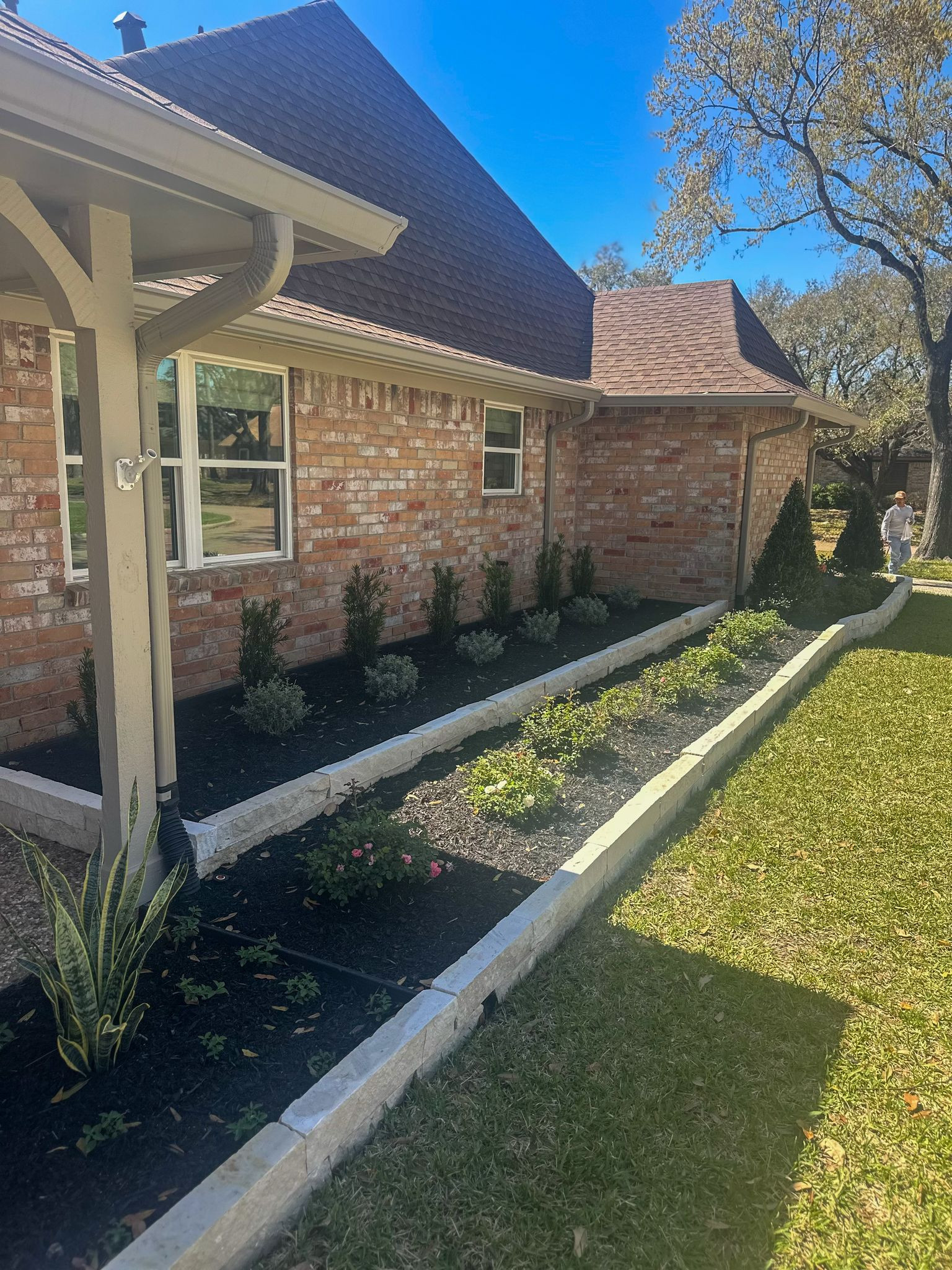 Front yard makeover at Durban Dr!