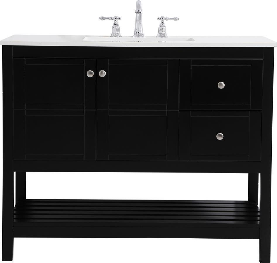 Bathroom Vanity Sink Traditional Antique Single Brushed Nickel Black