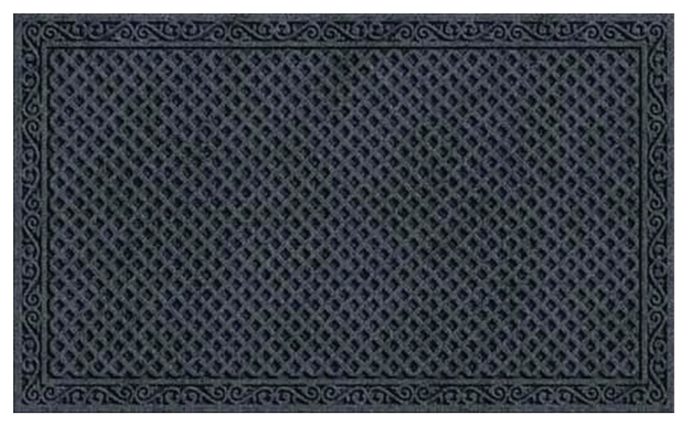 Tire Tuff Textures Iron Lattice Onyx Traditional Doormats By