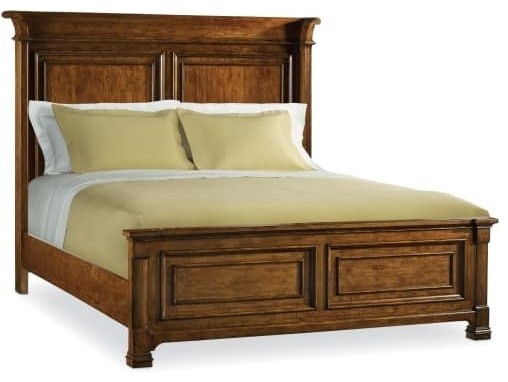 Hooker Furniture 5323-90250 Queen Solid Poplar Panel Bed Frame