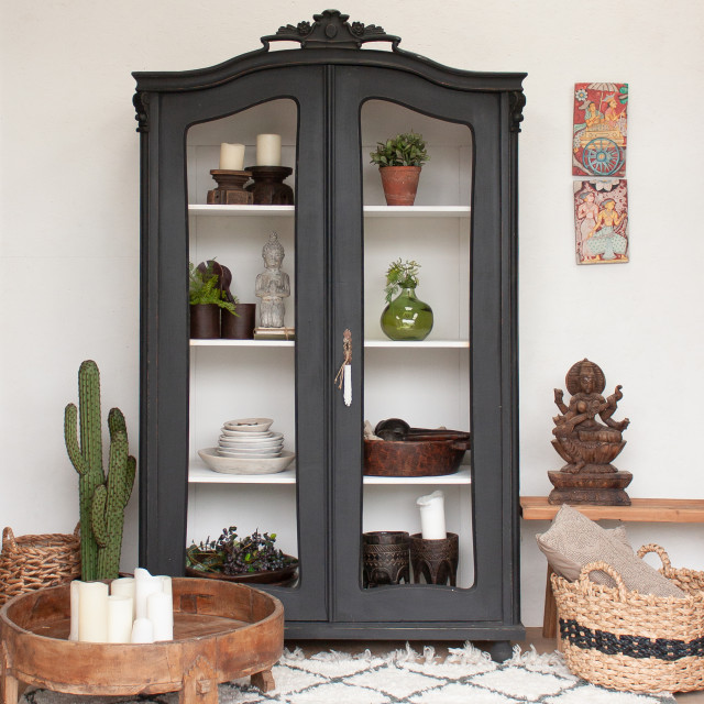 INEKO HOME RESTORED HUNGARIAN CUPBOARDS rustic-kitchen