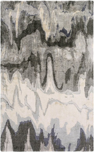 Gemini Bamboo Silk Area Rug Rugs By Matthew Izzo Gemini Bamboo Silk Area Rug Charcoal