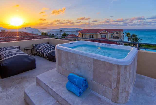 Homes middelhavsstil-terrasse