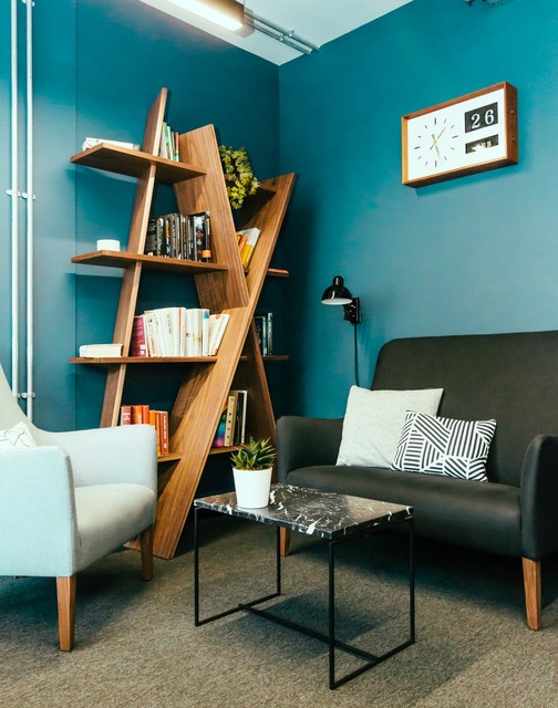 Office Redesign contemporary-living-room