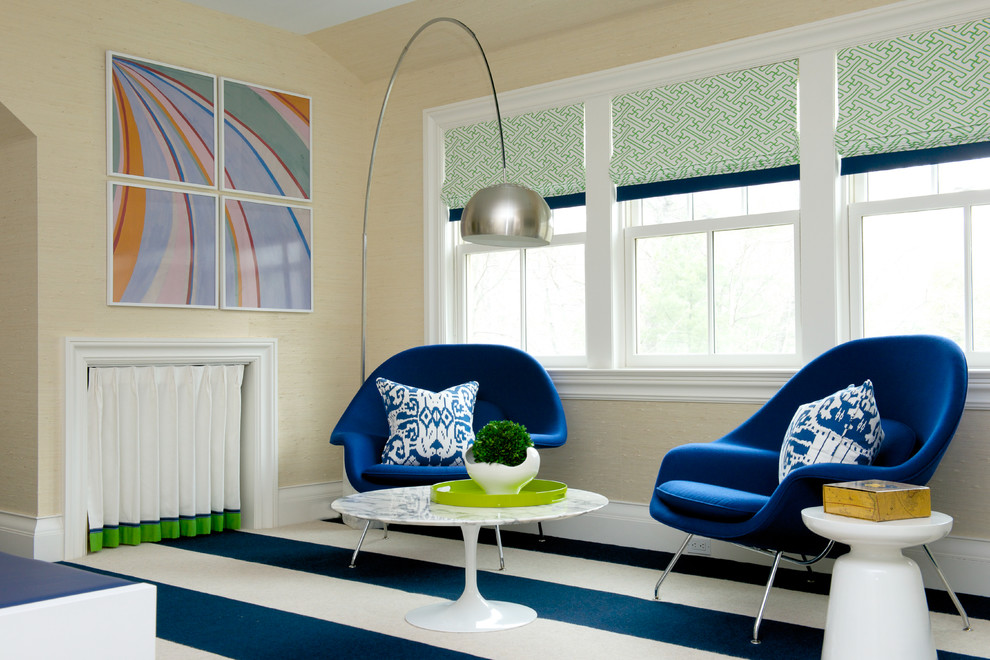 Design ideas for a transitional kids' playroom in New York.