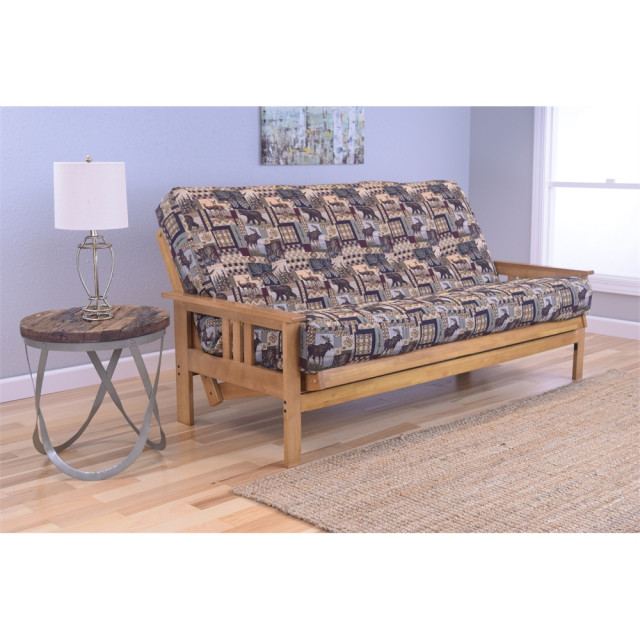 Monterey FrameButternut FinishPeter'S Cabin Mattress Rustic Futons by BisonOffice Houzz