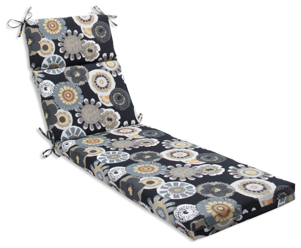 Crosby Chaise Lounge Cushion Contemporary Outdoor Cushions And