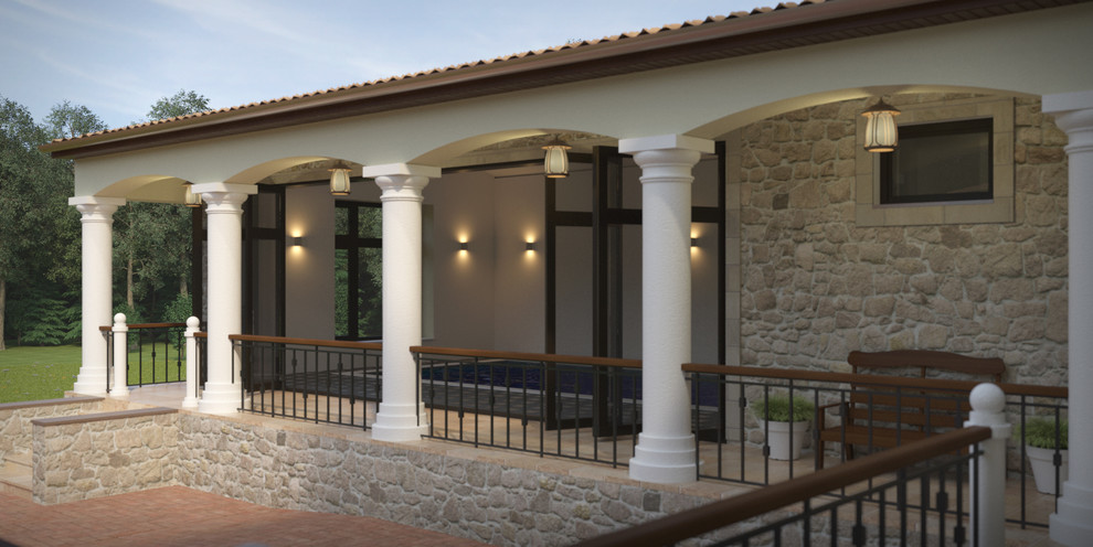 Вилла в средиземноморском стиле