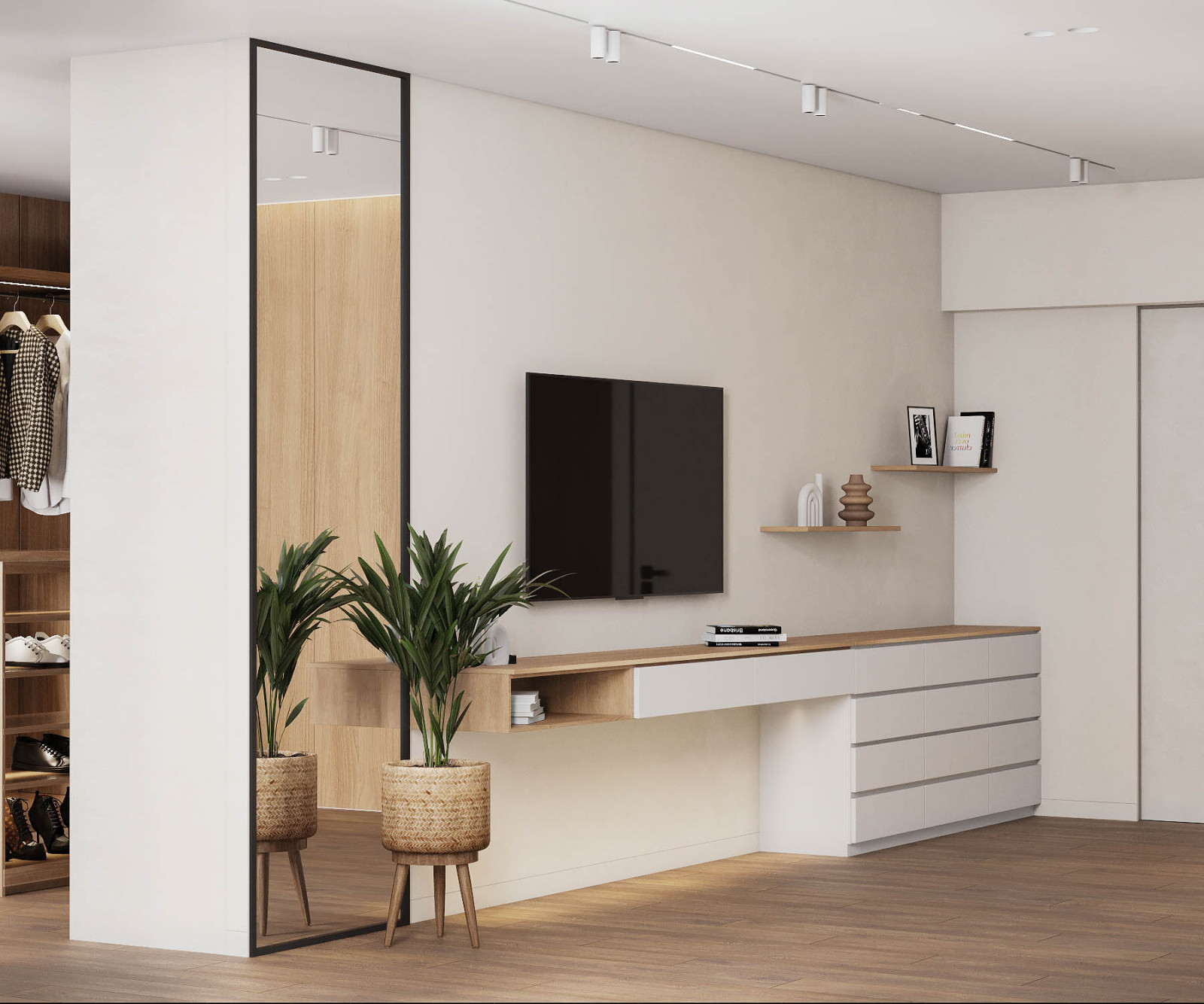 Квартира в экостиле.Мастер-спальня.