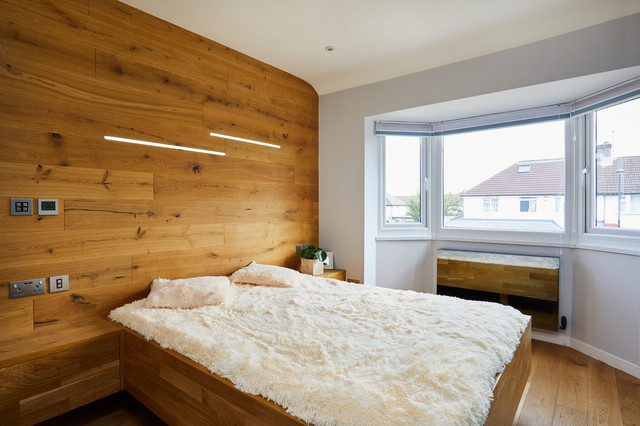 Floating Bed modern-bedroom