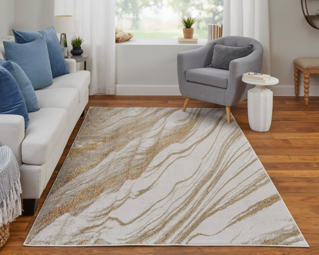 Tripoli Modern Abstract Area Rug, 5'x8' Contemporary Area Rugs by
