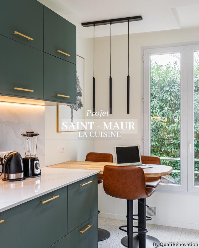 Projet  ST MAUR - rénovation d'une cuisine XXL