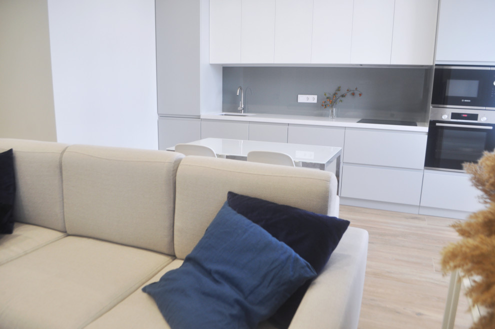 Стильная квартира для молодой семьи с чудесным песиком!