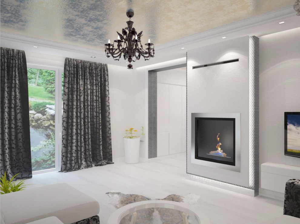 Микс стилей в частном доме