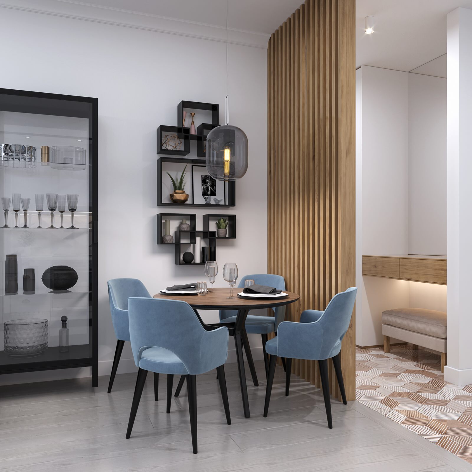 Скандинавский стиль в двухкомнатной квартире