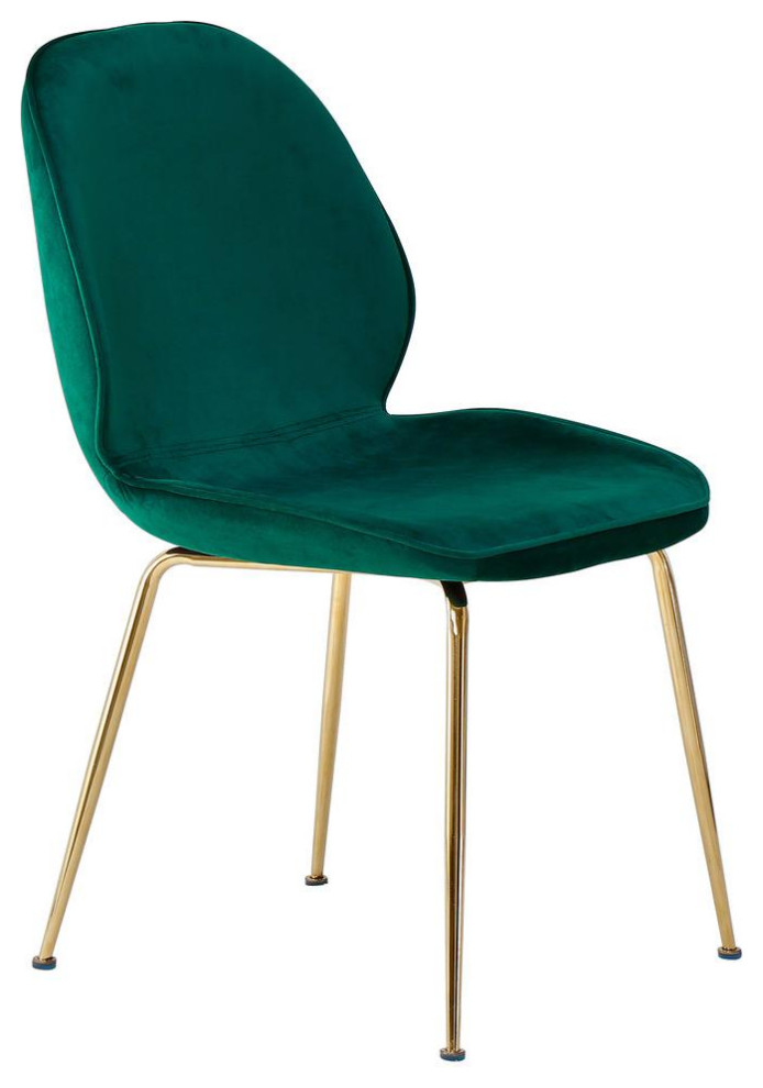 Velvet Mid Century Upholstered Side Chairs