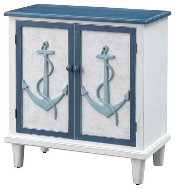 Anchor's Away Blue Two Door Cabinet