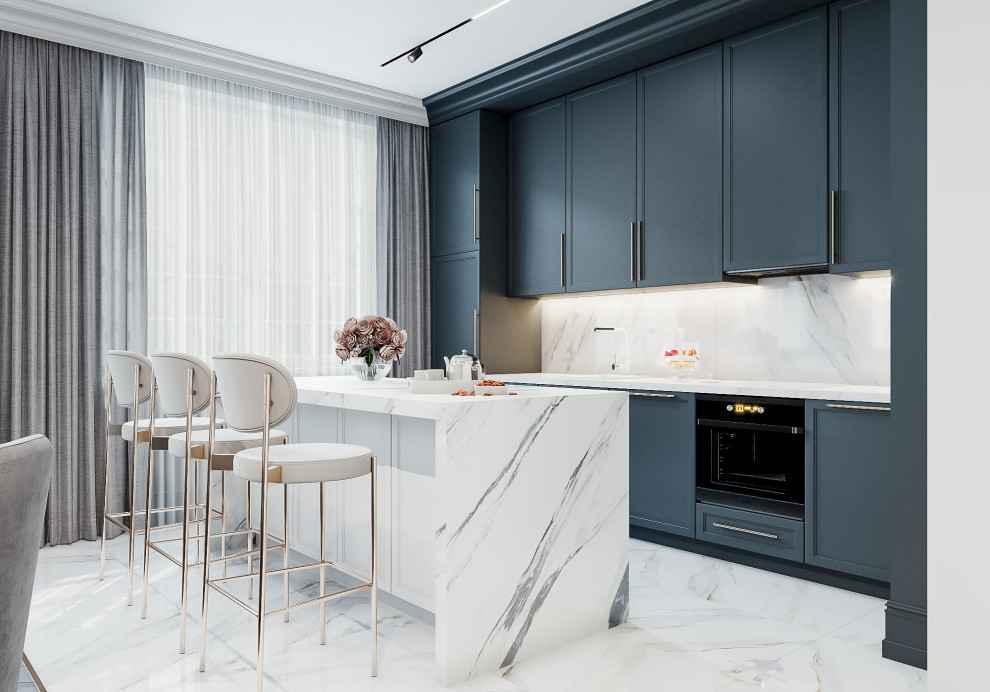 Светлая квартира в стиле неоклассика