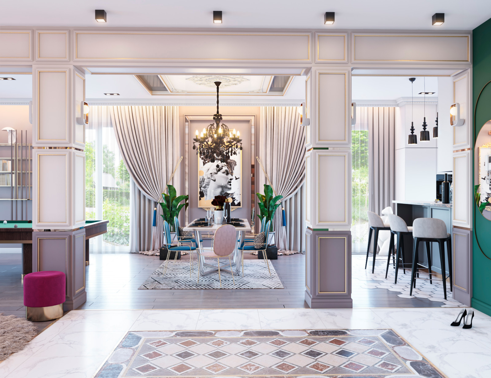 Коттедж с террасой