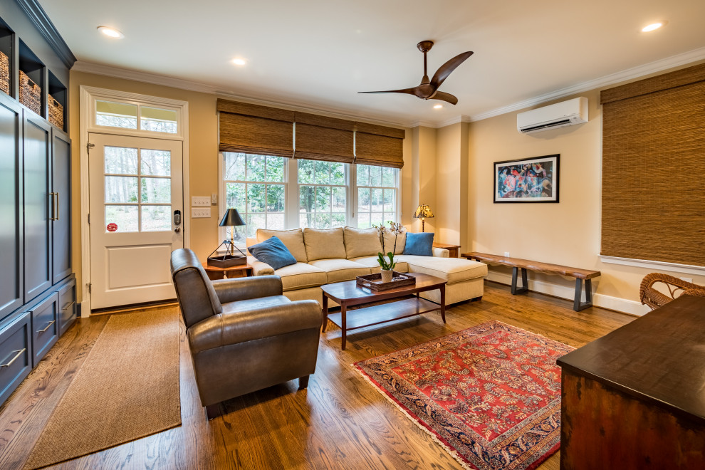 Home design - transitional home design idea in Raleigh