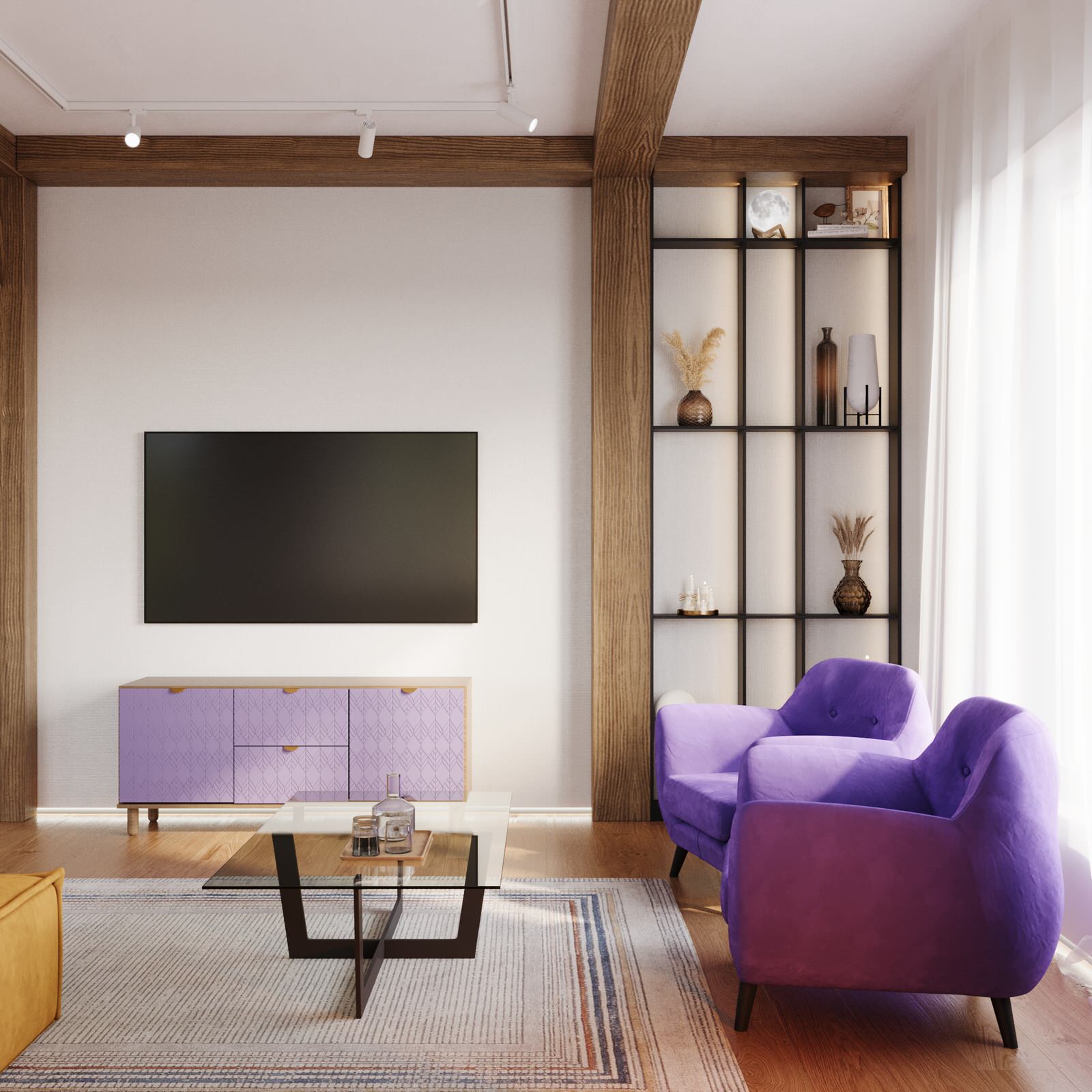 Дизайн 2х этажного дома в стиле эклектика