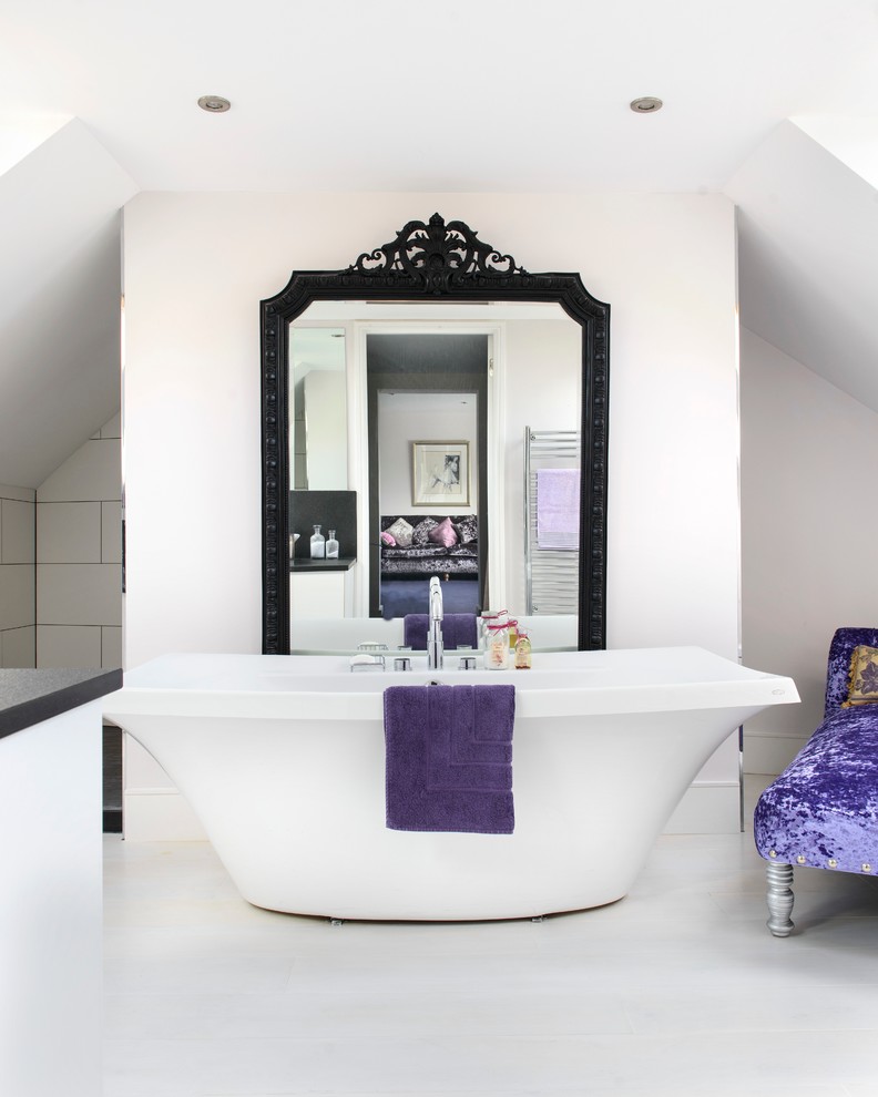 Inspiration for a contemporary bathroom in Wiltshire.