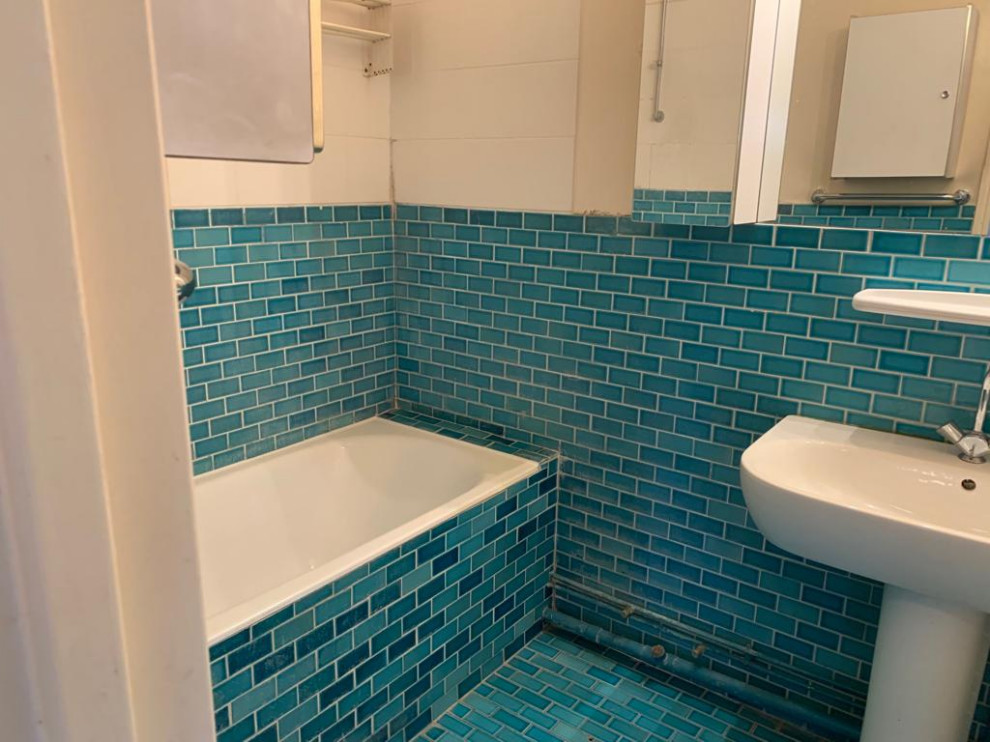 Salle de bain : avant